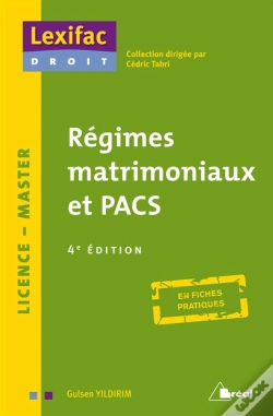 Capa do artigo Régimes Matrimoniaux Et Pacs (4e Édition)