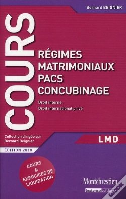 Capa do artigo Regimes Matrimoniaux-Pacs-Concubinage 2e