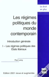 Regimes Politiques Du Monde Contemporain T.1