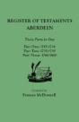 Register Of Testaments - Preview