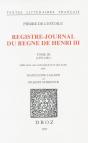 Registre-Journal Du Regne De Henri  Iii - Preview