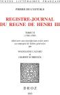 Registre-Journal Du Regne De Henri Iii - Preview