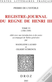 Capa do artigo Registre-Journal Du Regne De Henri Iii