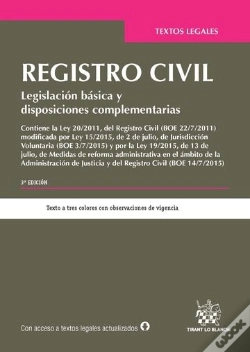 Capa do artigo Registro Civil 3ª Edición 2015