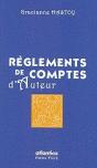 Reglement De Comptes D'Auteur - Preview