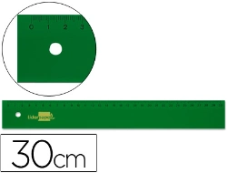 Capa do artigo Regua liderpapel 30 cm plastico verde