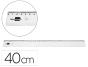 Regua liderpapel em plastico transparente 40 cm - Preview