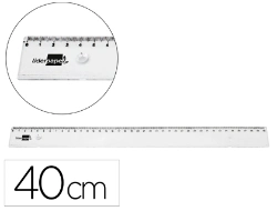 Capa do artigo Regua liderpapel em plastico transparente 40 cm