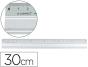 Regua metalica aluminio q-connect 30 cm - Preview