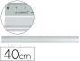Regua metalica aluminio q-connect 40 cm - Preview