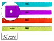 Capa do artigo Régua M+R 30cm Plástico de Cores Sortidas, Graduada e Biselada