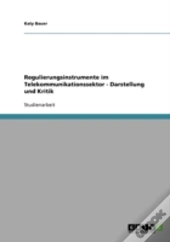 Regulierungsinstrumente Im Telekommunikationssektor - Darstellung Und Kritik