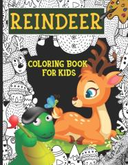 Reindeer Coloring Book For Kids