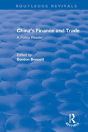 Reival: China'S Finance And Trade: A Policy Reader (1978) - Preview