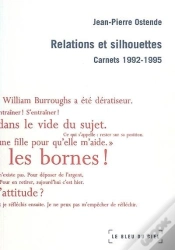 Capa do artigo Relations Et Silhouettes ; Carnets, 1992 1995