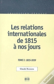 Capa do artigo Relations Internationales De 1815 A Nos Jours T.1