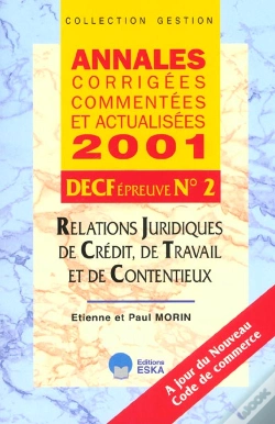 Capa do artigo Relations Juridiques Credit Decf 2