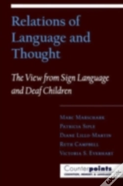 Capa do artigo Relations Of Language And Thought