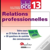 Capa do artigo Relations Professionnelles Epreuve N 13