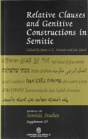 Relative Clauses And Genitive Construction In Semitic - Preview