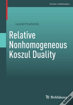 Capa do artigo Relative Nonhomogeneous Koszul Duality