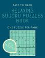 Relaxing Sudoku Puzzles Book - Preview