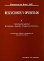Relecciones Y Opúsculos. Edición Crítica Bilingüe En Iv Volúmenes: Vol. I: Introducción General. De - Preview