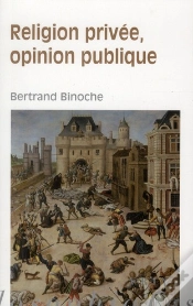 Capa do artigo Religion Privée, Opinion Publique