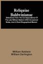 Reliquiae Baldwinianae - Preview