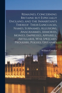 Capa do artigo Remaines, Concerning Britaine But Especi