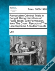 Capa do artigo Remarkable Criminal Trials In Bengal: Be