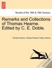 Capa do artigo Remarks And Collections Of Thomas Hearne