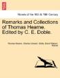 Remarks And Collections Of Thomas Hearne - Preview
