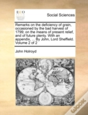 Capa do artigo Remarks On The Deficiency Of Grain, Occa