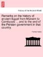 Remarks On The History Of Ancient Egypt - Preview
