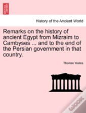 Remarks On The History Of Ancient Egypt