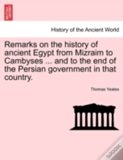 Capa do artigo Remarks On The History Of Ancient Egypt