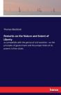 Remarks On The Nature And Extent Of Liberty - Preview