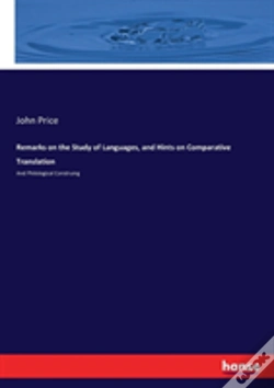 Capa do artigo Remarks On The Study Of Languages, And Hints On Comparative Translation