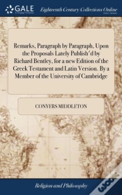 Capa do artigo Remarks, Paragraph By Paragraph, Upon Th