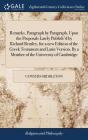 Remarks, Paragraph By Paragraph, Upon Th - Preview