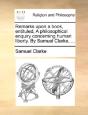 Remarks Upon A Book, Entituled, A Philos - Preview