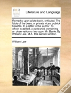 Capa do artigo Remarks Upon A Late Book, Entituled, The