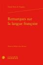 Remarques Sur La Langue Françoise - Preview