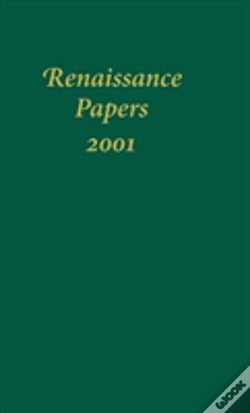 Capa do artigo Renaissance Papers 2001