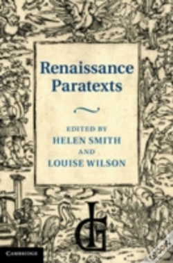 Capa do artigo Renaissance Paratexts
