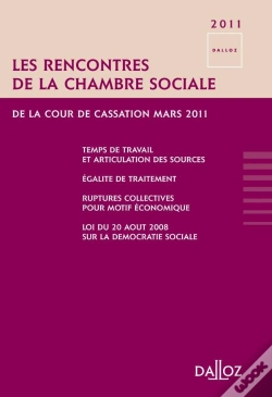 Capa do artigo Rencontres Chambre Sociale Cour Cassa. 03/11