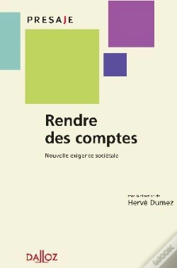 Capa do artigo Rendre Des Comptes ; Nouvelle Exigence Sociétale