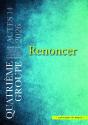 Renoncer : Actes Du 4e Groupe De Psychanalyse - Preview