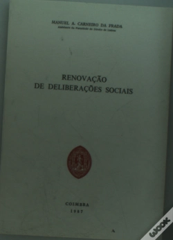 Capa do artigo Renovação de Deliberações Sociais